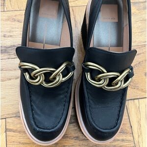 Dolce Vita Brenan Chunky Loafer-Black-Size 8